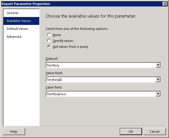 param available values